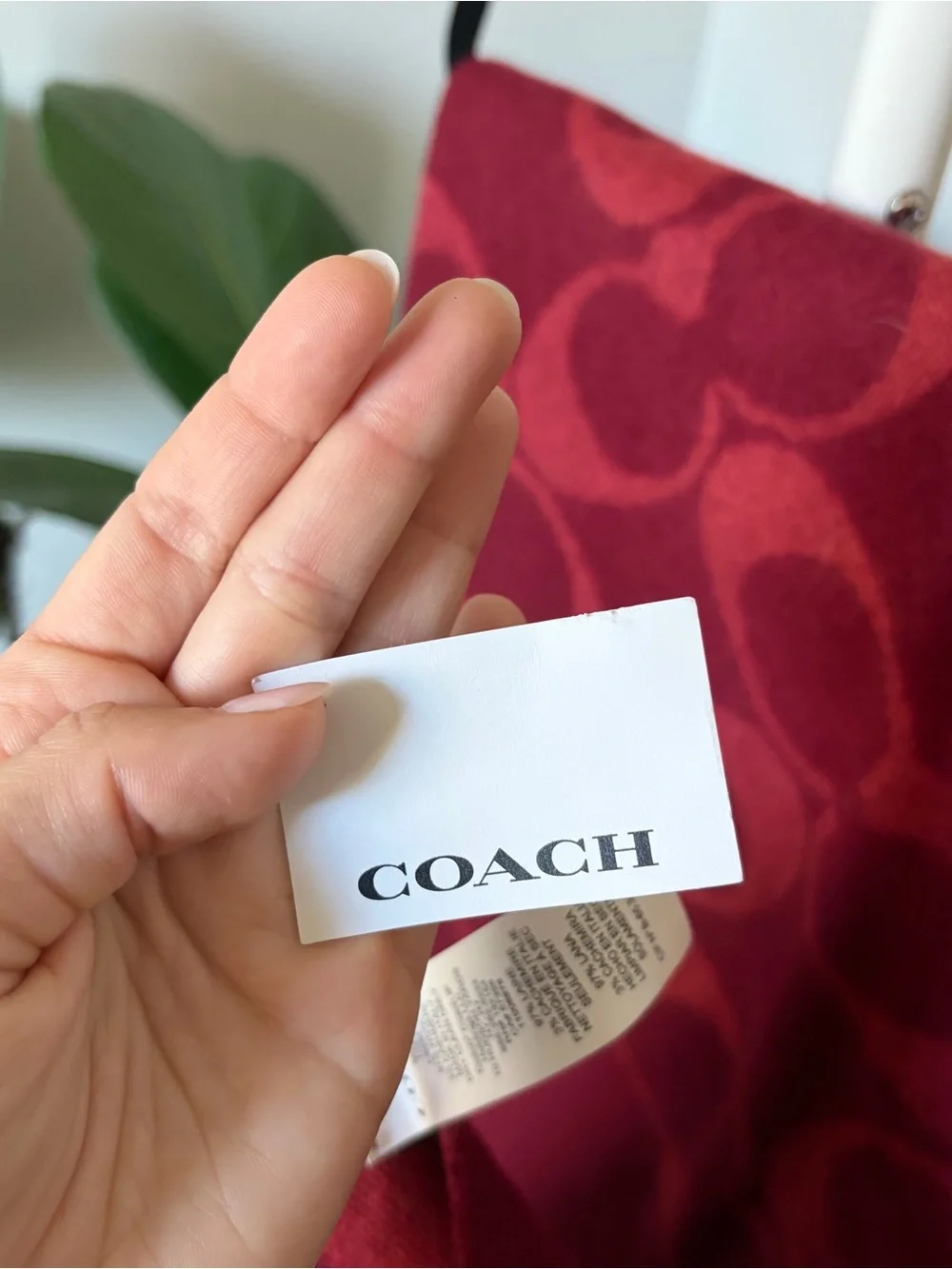 Coach 77”x22” brand